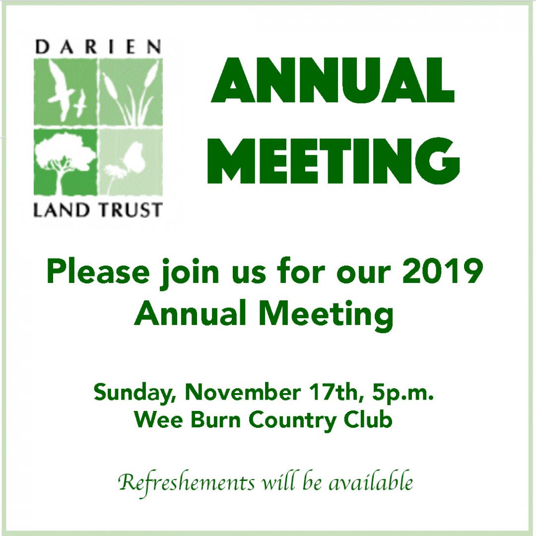 Annual Meeting 2019 Darien Land Trust