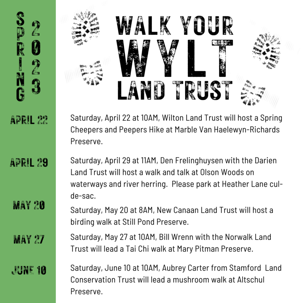 Walk Your Land Trust Darien Land Trust